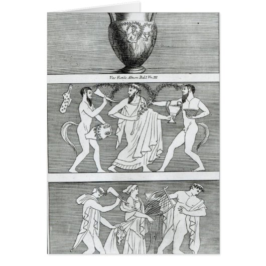 Two Scenes from an Etruscan Vase Cards (Front)