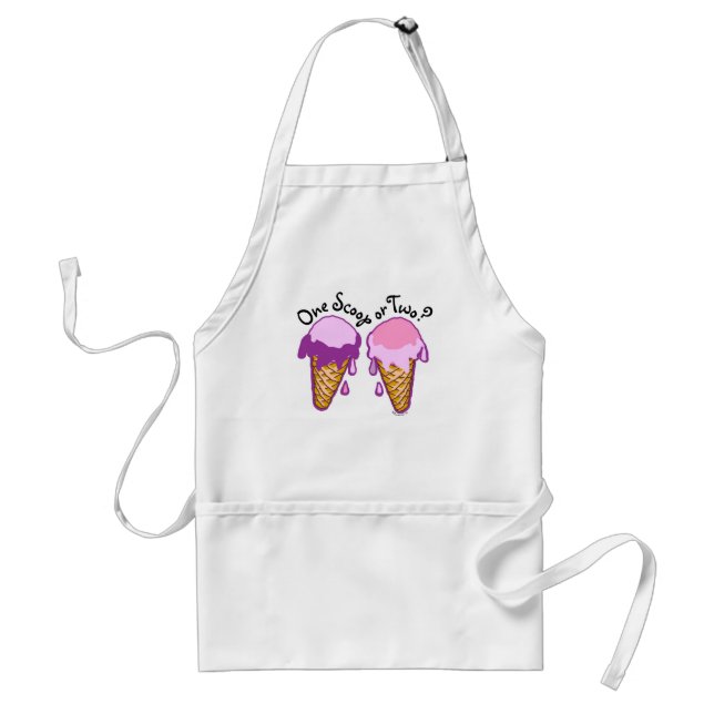Two Scoops Party Apron (Front)