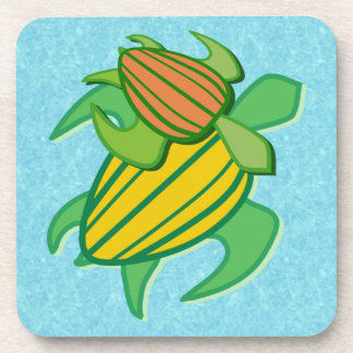 Two Sea Turtles Cork Coasters