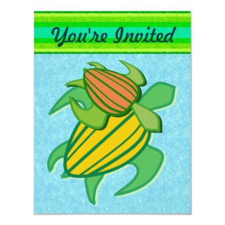Two Sea Turtles Invitation