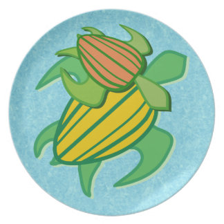 Two Sea Turtles Plate