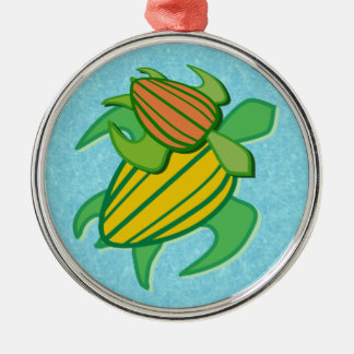 Two Sea Turtles Premium Ornament