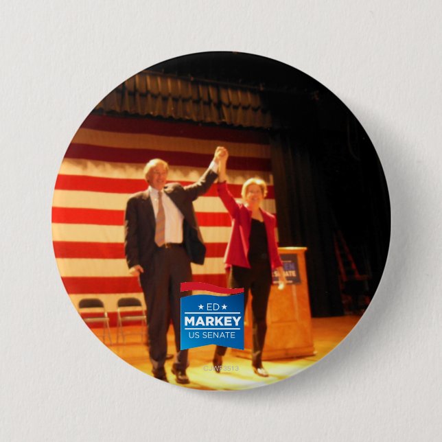 Two Senators, One State Pinback Button (Front)