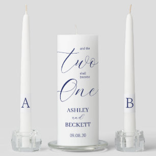 Two Shall Become One Unity Candle Set