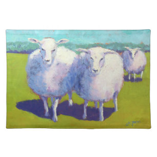 Two Sheep In Field Placemat
