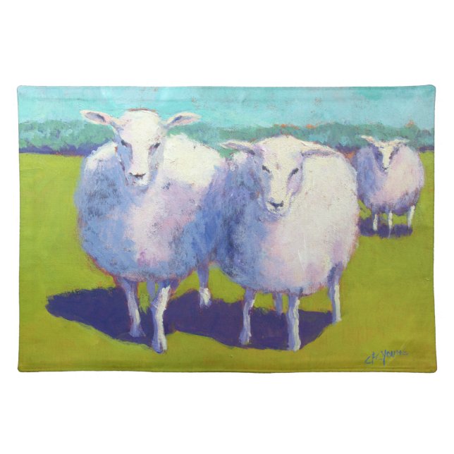 Two Sheep In Field Placemat (Front)