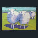 Two Sheep In Field Towel<br><div class="desc">Two Sheep In Field  Artist: Carol Young</div>