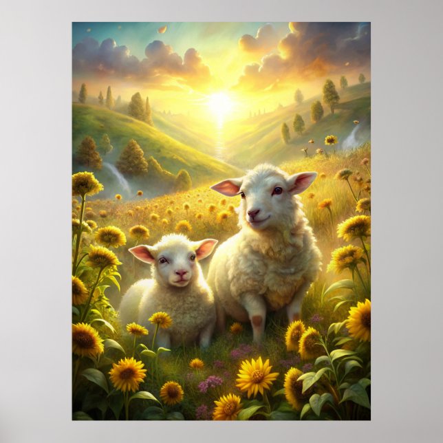 Two Sheep Poster (Front)
