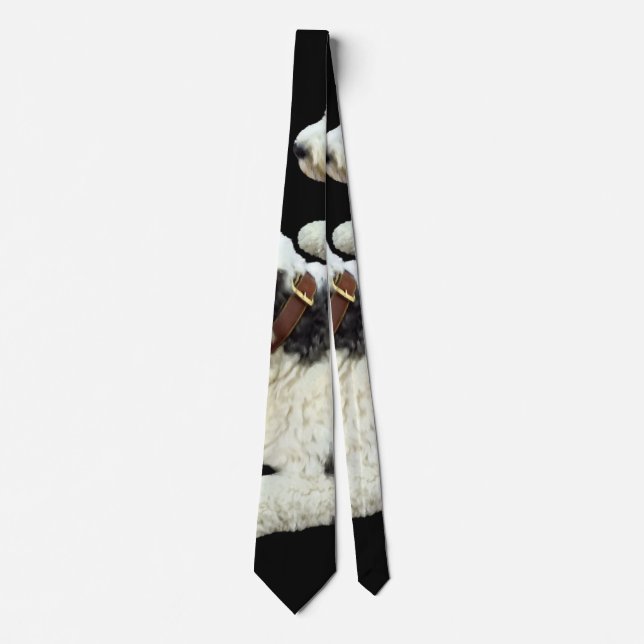 Two Sheepdogs Neck Tie (Front)