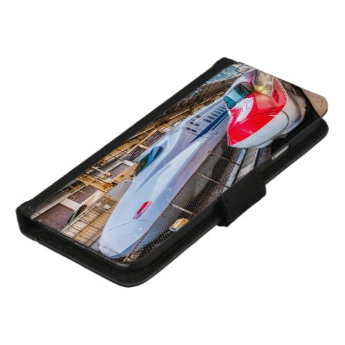 Two Shinkansen at the Tokyo Station iPhone 87 Wallet Case