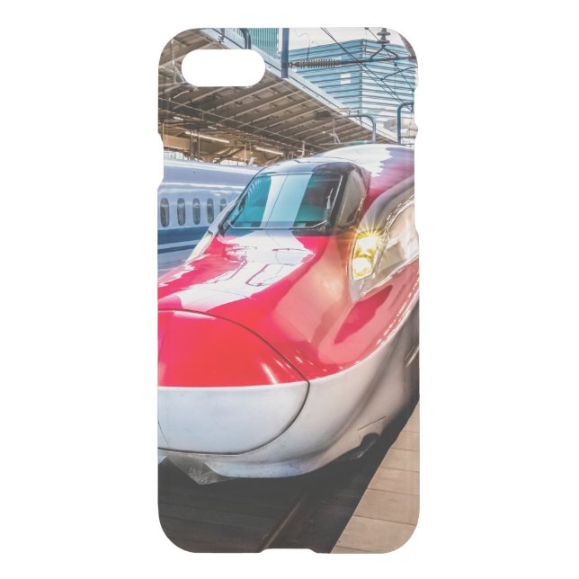 Two Shinkansen at the Tokyo Station Uncommon iPhone Case (Back)