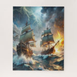 Two Ships at Sea Jigsaw Puzzle