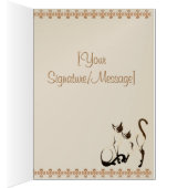 Two Siamese Cats Cards (Inside (Right))