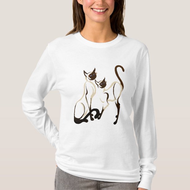 Siamese Cat TShirts Siamese Cat TShirt Designs Zazzle