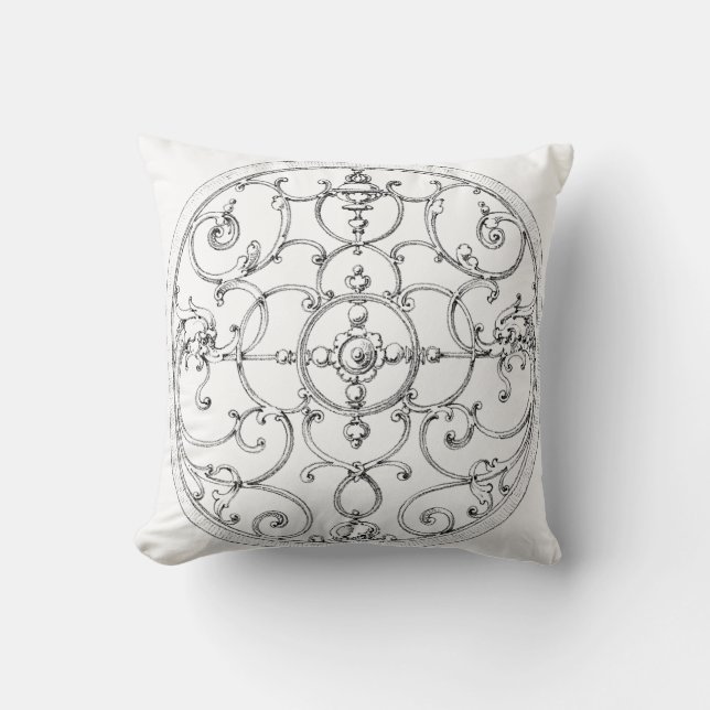 Two side Iron Medallion Pillow (Front)