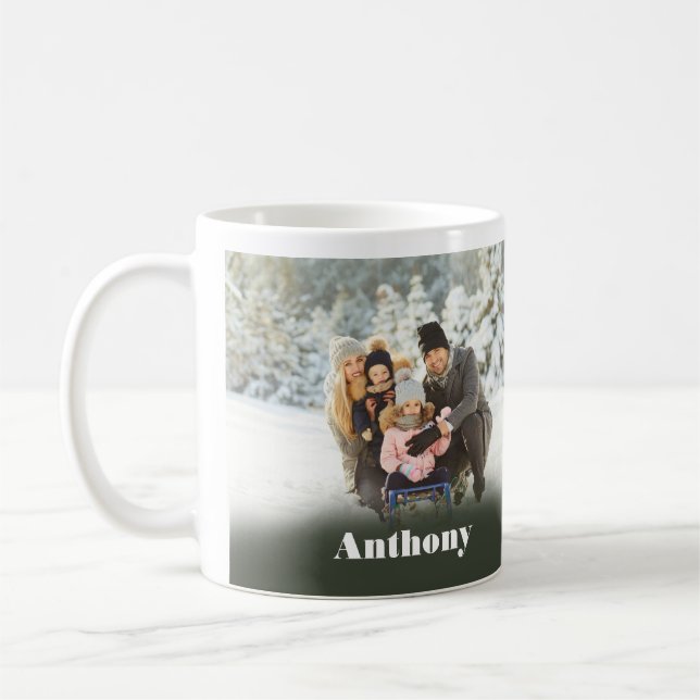 Two Side Personalized Custom Photo Coffee Mug (Left)