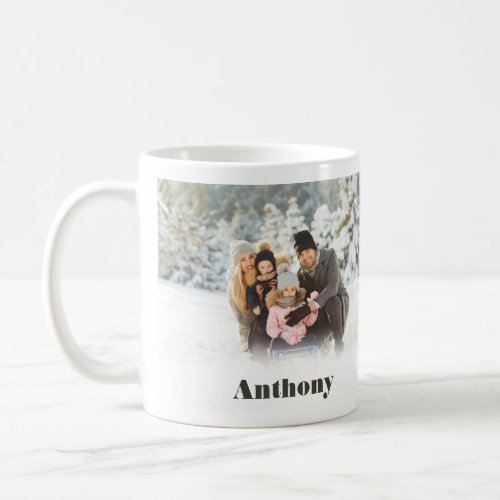 Two Side Personalized Custom Photo Coffee Mug