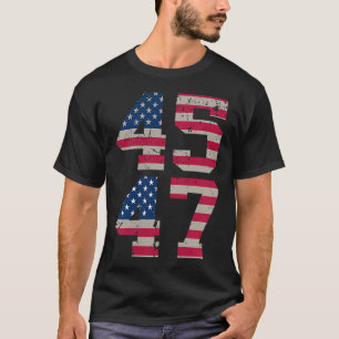 ( Two Sided) 45 47 Trump Better Coverage Than 5g T T-Shirt