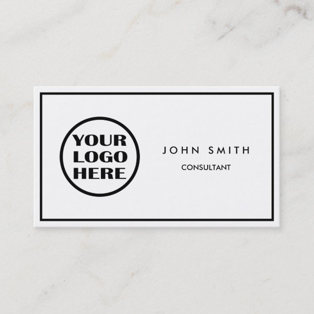 Two-Sided Business Card with Logo (Front)