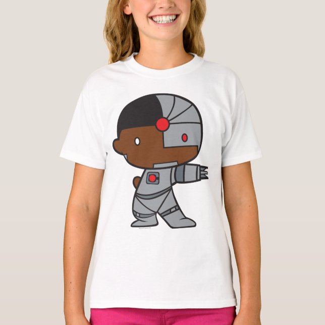 Two-Sided Chibi Cyborg T-Shirt (Front)