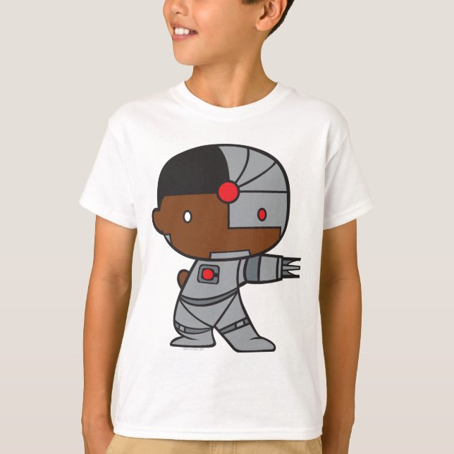 Two-Sided Chibi Cyborg T-Shirt (Front)