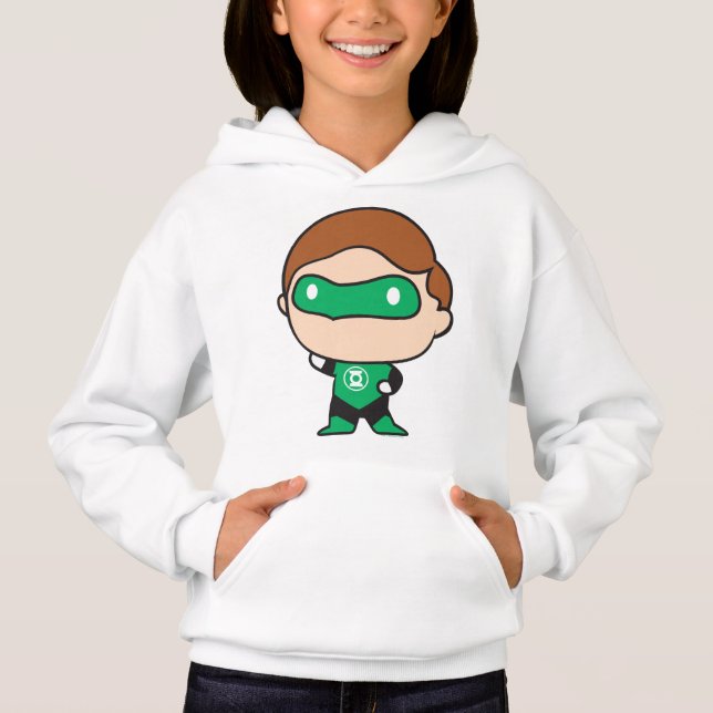 Two-Sided Chibi Green Lantern Hoodie (Front)