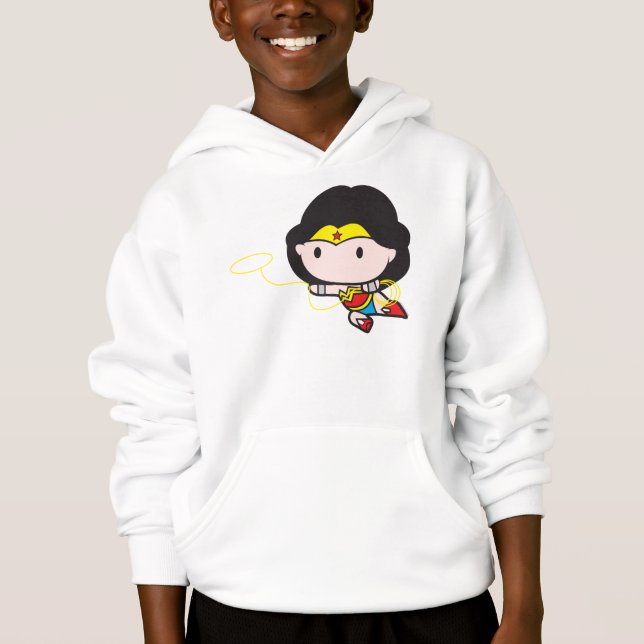 Two-Sided Chibi Wonder Woman Hoodie (Front)