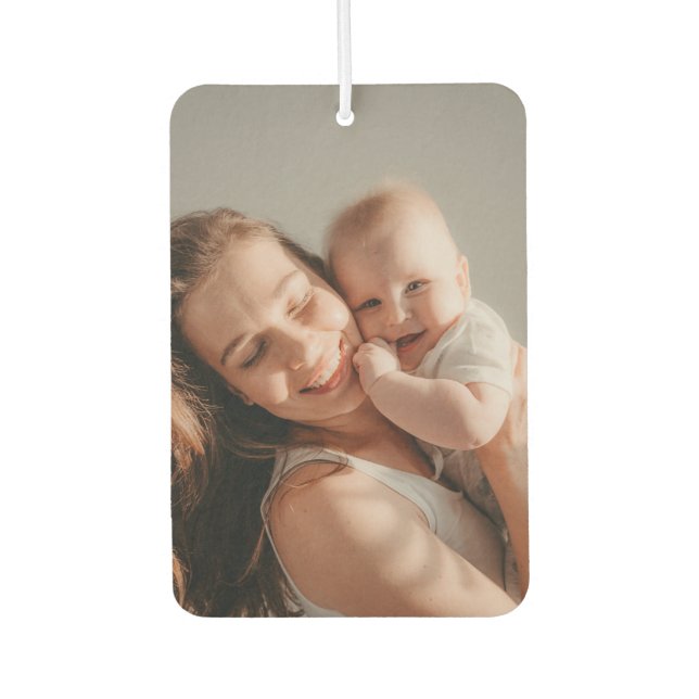 Two-sided custom photo car air freshener (Front)