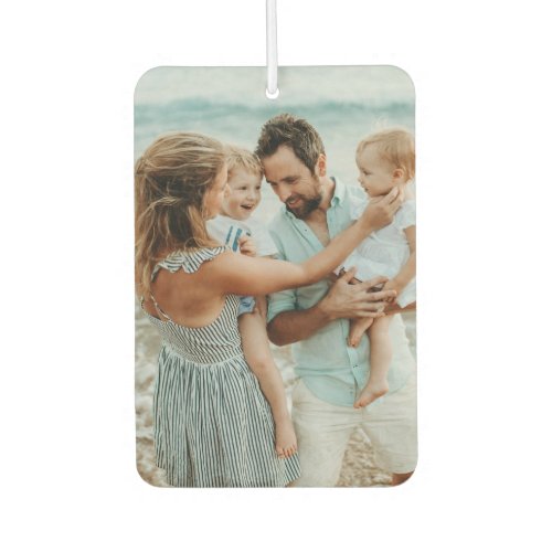 Two-sided custom photo car air freshener