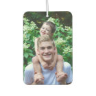 Two-sided custom photo car air freshener