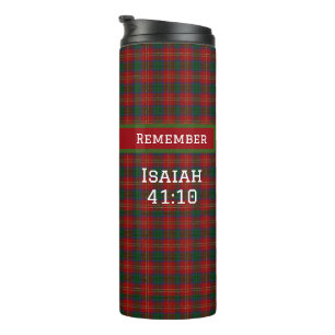 Two Sided Design Uplifting Bible Verse Christian Thermal Tumbler