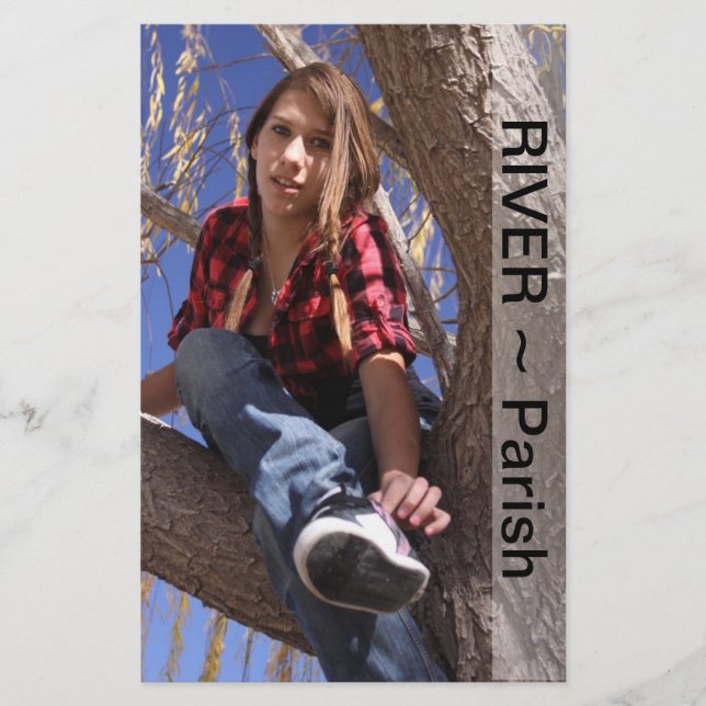 Two-sided Headshot Comp Card Model/Actor Template Flyer (Front)