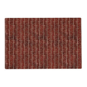 Two-Sided Japanese Natural Element Pattern Placemat