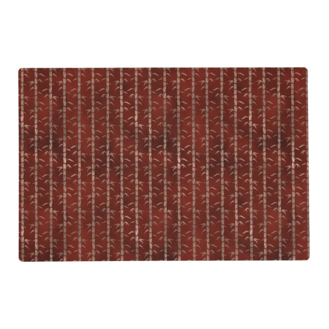 Two-Sided Japanese Natural Element Pattern Placemat (Front)