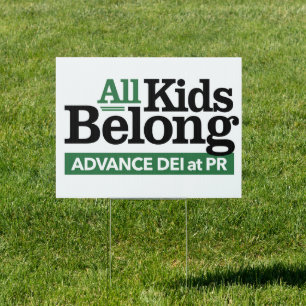 Two-sided Large Yard Sign