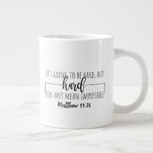 Two sided -mug giant coffee mug