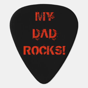 Two sided my dad rocks guitar pick