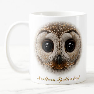 Two-Sided Northern Spotted Owl Coffee Mug Design