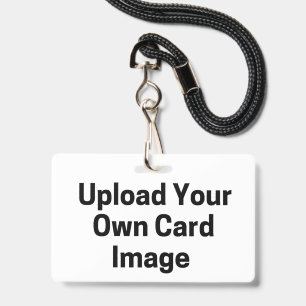 Two Sided Own Image Photo ID Full Card Badge