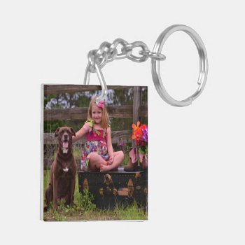 Two-sided Photo Key Chain by SuzisView at Zazzle