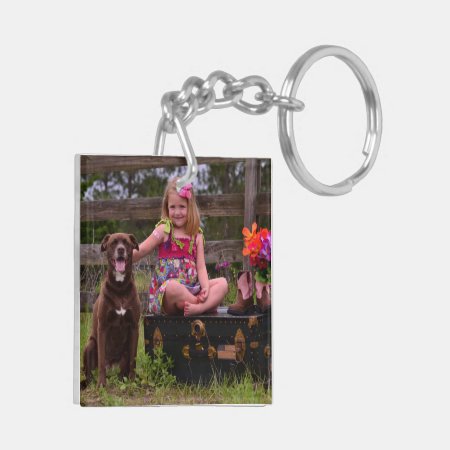 Two-sided Photo Key Chain