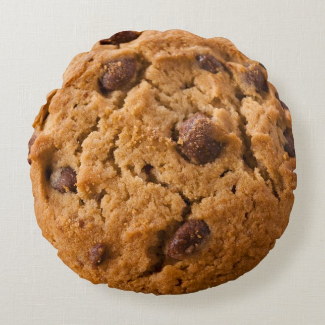 Two sided Pillow-Chococlate Chip Cookie and Pizza Round Pillow (Front)