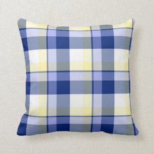 Two Sided Tartan Plaid Design Cushion