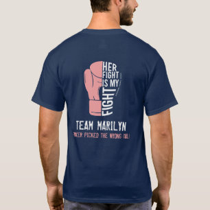 Two sided Unisex Navy T-Shirt