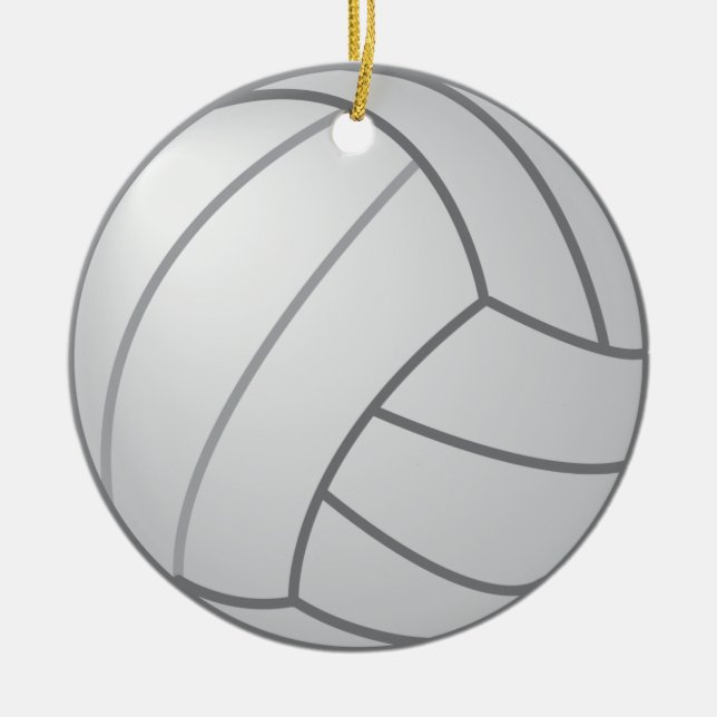 Two sided Volleyball Ornament (Front)