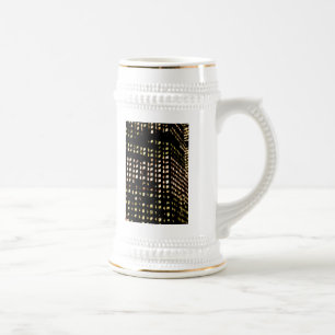 two sides high beer stein