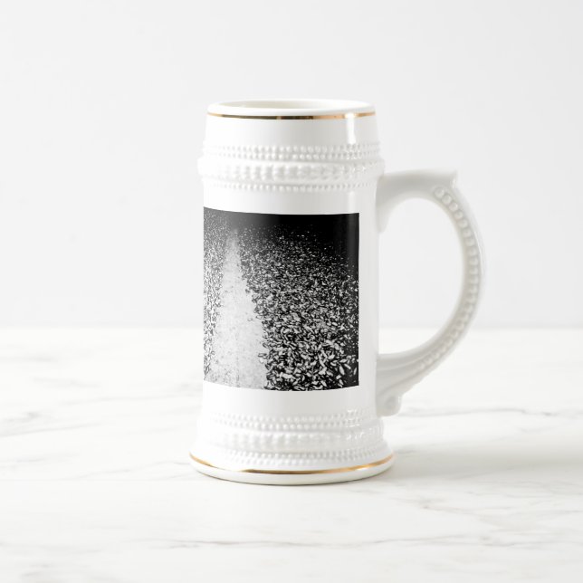 two sides of cocoa beer stein (Right)