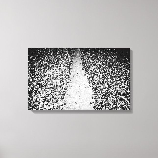 two sides of cocoa canvas print (Front)