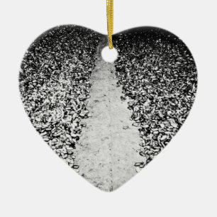 two sides of cocoa ceramic ornament