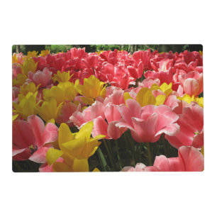 Two Sides of Floral Joy Laminated Placemat